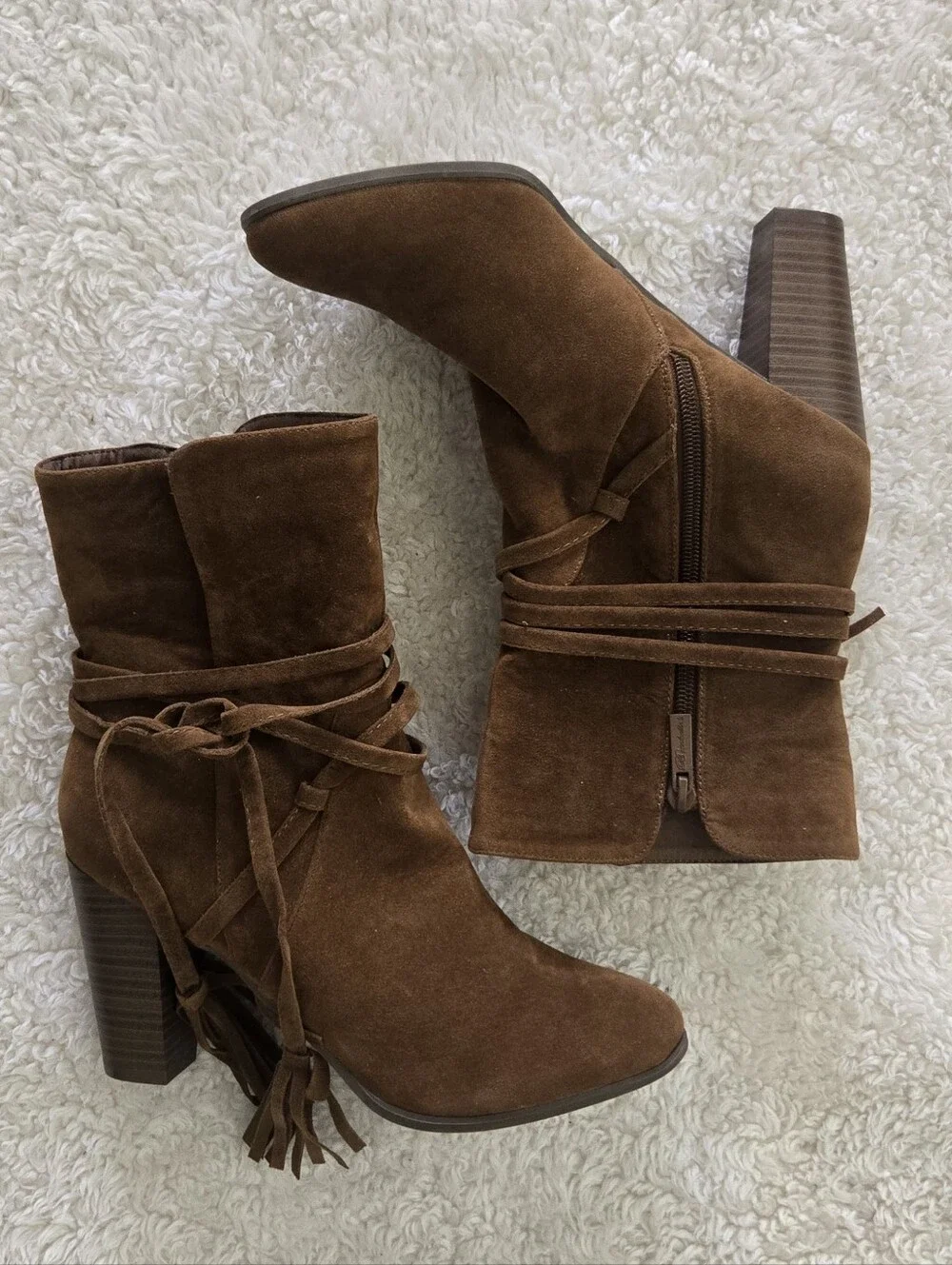 Breckelles | Hilary Faux Suede Booties